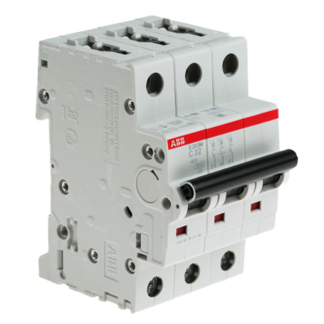 ABB 2 cds273001r0324 Système Pro M Compact Disjoncteur miniature différentiel triphasé, triple Pole, Type C, 32 A Courant nomina