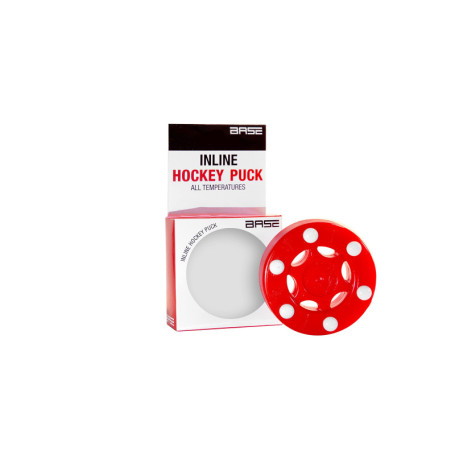 Base Inline Puck Pro I Construction à 6 Boutons I Idéal pour Les revêtements Lisses I pour Toutes Les températures I Hockey en L