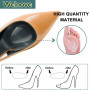 Welnove Antidérapantes Chaussures Transparence Coussins Gel de Silicone Le métatarse Coussinet Avant-pied Talon Haut Semelles po