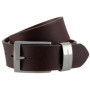 Pierre Cardin 70007 40 mm Wide Black or Brown Leather Belt, Größe/Size:105, Farbe/Color:marron