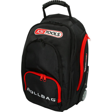 Sac a dos - KS TOOLS - 850.0334 - Sac a roulettes - Bras télescopique - Charge max 35 kg - Volume 18 L