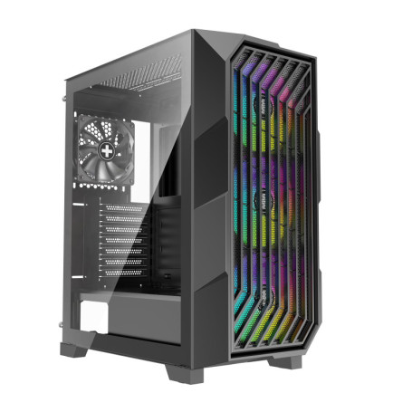 Xilence XILENT BREEZE II X812.ARGB Boîtier PC Gaming, 3x 120mm ARGB et 1x 120mm PWM Fans, Midi Tower ATX, Glass Side Panel, faça