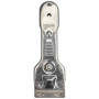 Fackelmann 60140 Grattoir avec 5 Lames Acier Inoxydable Argent 13 x 7,8 x 1,8 cm