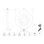 Bosch BD214 Disques de frein - certification ECE-R90-1 jeu de 2 disques