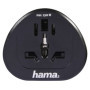 Hama Adaptateur de Voyage pour Brancher des appareils étrangers Noir