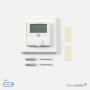 Homematic IP Smart Home 156669A0 Thermostat Mural numérique avec capteur d'humidité, Chauffage au Sol avec Application, Alexa, G