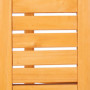 Relaxdays Table Pliante en Bois, pour Salon, Balcon et terrasse, Robuste, Console, HLP : 50 x 50 x 50 cm, Nature