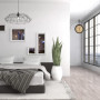 Relaxdays Horloge Murale, Design rétro, décoration, analogique, Fonctionne avec 2 Piles, HLP : 33 x 34 x 10 cm, Noire