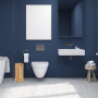 Relaxdays Porte-Papier de Toilette en Bambou, pour 4 Rouleaux, Rangement WC, Autonome, 42 x 13,5 x 13,5 cm, Nature