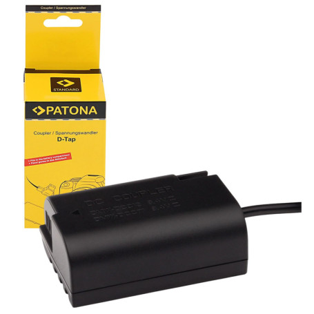 PATONA D-Tap Dummy Batterie Adaptateur DMW-DCC12 DMW-DCC17 Compatible avec Panasonic DMW-BLK22 BLK22 Lumix DC-S9 DC-S5 DC-S5II D
