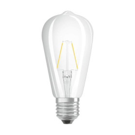 OSRAM Ampoule LED | Culot: E27 | Blanc chaud | 2700 K | 2,50 W | équivalent à 25 W | LED Retrofit CLASSIC ST