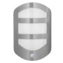 LEDVANCE Applique et plafonnier LED, luminaire design en optique plate pour extérieur avec détecteur de mouvement, blanc chaud (
