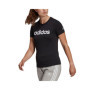 T-shirt à manches courtes femme Adidas Lin T Noir (XS)