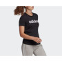 T-shirt à manches courtes femme Adidas Lin T Noir (XS)