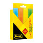Idena 90259 - Surligneur, 2 paquets de 4 pièces, dans les couleurs jaune fluo, orange fluo, bleu fluo et vert fluo, pointe bisea