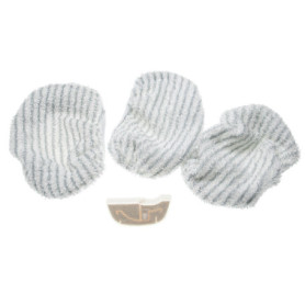 vhbw Set de rechange 4 pièces remplacement pour Rowenta ZR006501 pour nettoyeur vapeur - Filtre anti-calcaire + lingettes en mic