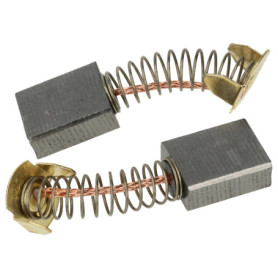 vhbw 2x Balais de charbon pour moteur 6,5 x 13,5 x 17mm remplacement pour Makita CB-153, CB-155, CB-161 pour outil électrique