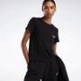 T-shirt à manches courtes femme Reebok Identity Small Logo Noir (XS)