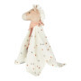 Sterntaler Träumli - Doudou cheval Sunny - Doudou pour bébé avec attache tétine - Doudou avec hochet pour câliner et attraper - 