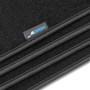 PETEX Lot de 4 Tapis de Sol de Voiture en Velours Pluto pour Renault Arkana à partir de 03/2021 - Noir