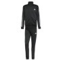 adidas Homme SPORTSWEAR BASIC 3 STRIPES TRICOT TRACKSUIT, Black, M