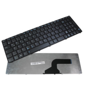 Clavier d'ordinateur portable QWERTZ compatible avec Asus X52 X53 X53S X53SJ X53T X53U X54 X54C X54H X55 X73E X73K X73S X73T A52