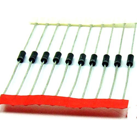 POPESQ® 10 pcs. x Diode Redresseuse UF4007 (UF4001, UF4002, UF4003, UF4004, UF4005, UF4006) 1A 1kV Ultrarapide THT #A2969