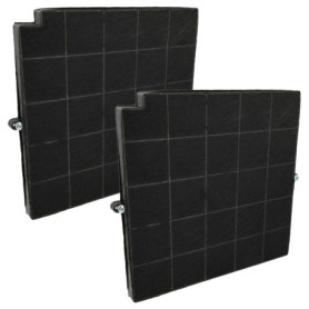 vhbw 2x Filtres à charbon actif compatible avec Arthur Martin F53 RLN 4V, F53 S4, F53 S4 60 875266 LUGO hotte aspirante - 26,5 x