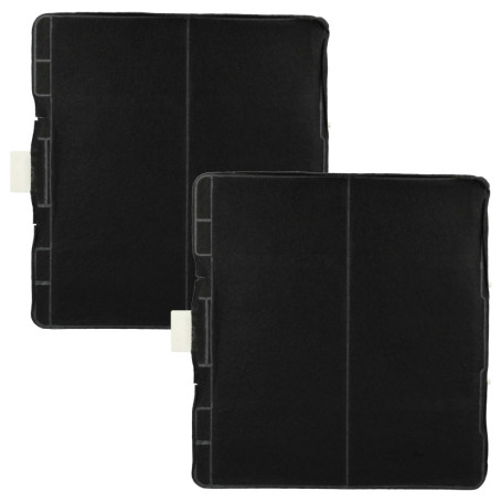 vhbw 2x Filtres à charbon actif compatible avec Viva VVZ52V40, VVA92E452, VVA62E450, VVA66E652, VVA62E450/02 hotte aspirante - 2