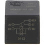 HELLA Relais, courant de travail - 24V - 5pôle - Relais inverseurs - avec diode de suppression - 4RD 933 332-091