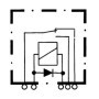 HELLA Relais, courant de travail - 24V - 5pôle - Relais inverseurs - avec diode de suppression - 4RD 933 332-091
