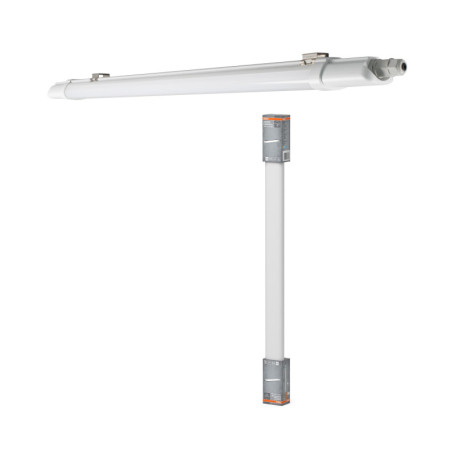 OSRAM réglette LED étanche Submarine Slim 10W, 4000K, 900 lm, IP65, fine (35 mm), étanche à la poussière et à l'eau, polycarbona