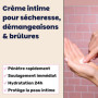 Crème Intime Femme Irritation Naturelle - Gel Vaginale contre la Sécheresse, Crème Apaisante Intime - Avec Acide Lactique et pH 