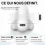 Ellicit® Bandelette Nasale Transparente, 30 bande nasale premium, contre le ronflement, forte tenue pour une meilleure qualité d
