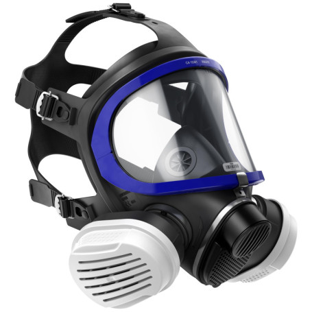 Dräger X-plore 5500 Masque de protection complet avec filtres A2 P3 remplaçables pour des travaux de peinture, bricolage ou épox