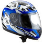 protectWEAR - Enfants Casque de moto bleue SA03 - XXS