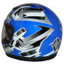 protectWEAR - Enfants Casque de moto bleue SA03 - XXS
