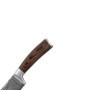 Wakoli Edib Set de 2 Couteaux Santoku en Damas I Lames en acier damassé à 67 couches avec noyau VG10 et manches en bois de pakka
