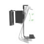 conecto Support Mural pour Haut-Parleur Compatible avec Sonos® One, Sonos® One SL, Sonos® Play:1, Charge maximale : 3 kg, Noir