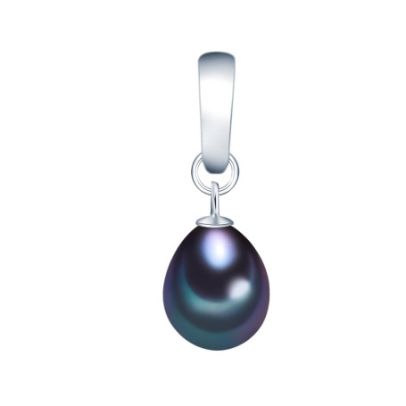 Valero Pearls Pendentif pour Femme en 925/- Argent sterling Perle de culture d'eau douce env. 8,0-9,0 mm