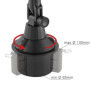 MidGard Support universel pour porte-gobelet de voiture avec support pour téléphone portable ou GPS