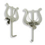 Lyre pour Trompette Soundman® 3ème coulisse Porte-Partitions (nickelé)