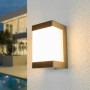 LED Applique extérieure Severina (Moderne) en Gris Inox (1 lampe,à), pour mur extérieur/façade de maison, terrasse und balcon