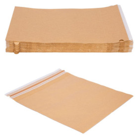 verpacking Lot de 50 sacs d'expédition en papier kraft 120 g/m² refermables 42 x 44 cm | Taille et quantité au choix | Enveloppe