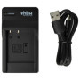 vhbw Chargeur USB de Batterie Compatible avec Sony Cybershot DSC-W730, DSC-W710, DSC-W810, DSC-W830 Batterie Appareil Photo Digi