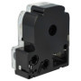 vhbw Ruban compatible avec Epson LabelWorks LW-1000P, LW-600P imprimante d'étiquettes 8m x 24mm Noir sur Blanc - Remplacement po