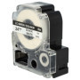 vhbw Ruban compatible avec Epson LabelWorks LW-1000P, LW-600P imprimante d'étiquettes 8m x 24mm Noir sur Blanc - Remplacement po