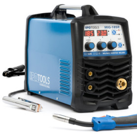 IPOTOOLS MIG-185R poste a souder MIG MAG - Poste à souder MIG avec 185A 230V IGBT, 4 en 1 Poste MIG Flux MMA électrodes, Poste d