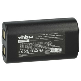 vhbw Batterie Remplacement pour Dymo 14430 pour imprimante, Scanner, imprimante d'étiquettes (650mAh, 7,4V, Li-ION)
