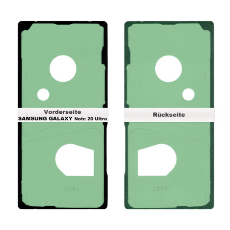 IS-TECK Couvercle de batterie adhésif compatible avec Samsung Galaxy Note 20 Ultra adhésif Bande de protection arrière